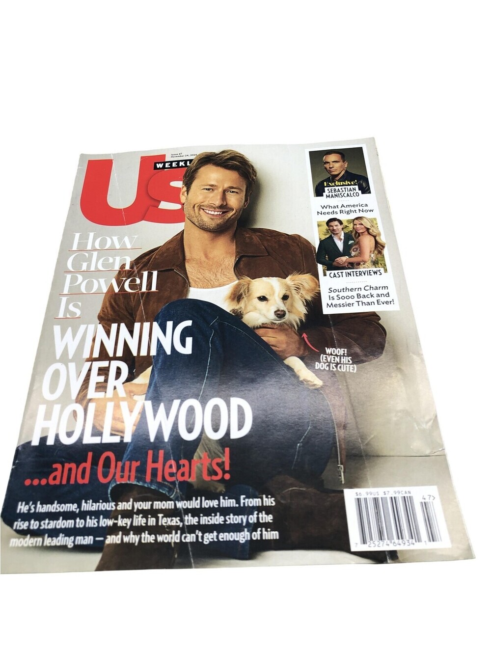 US Weekly Glen Powell Lainey Wilson November December 2025 2-Issue Magazine Set